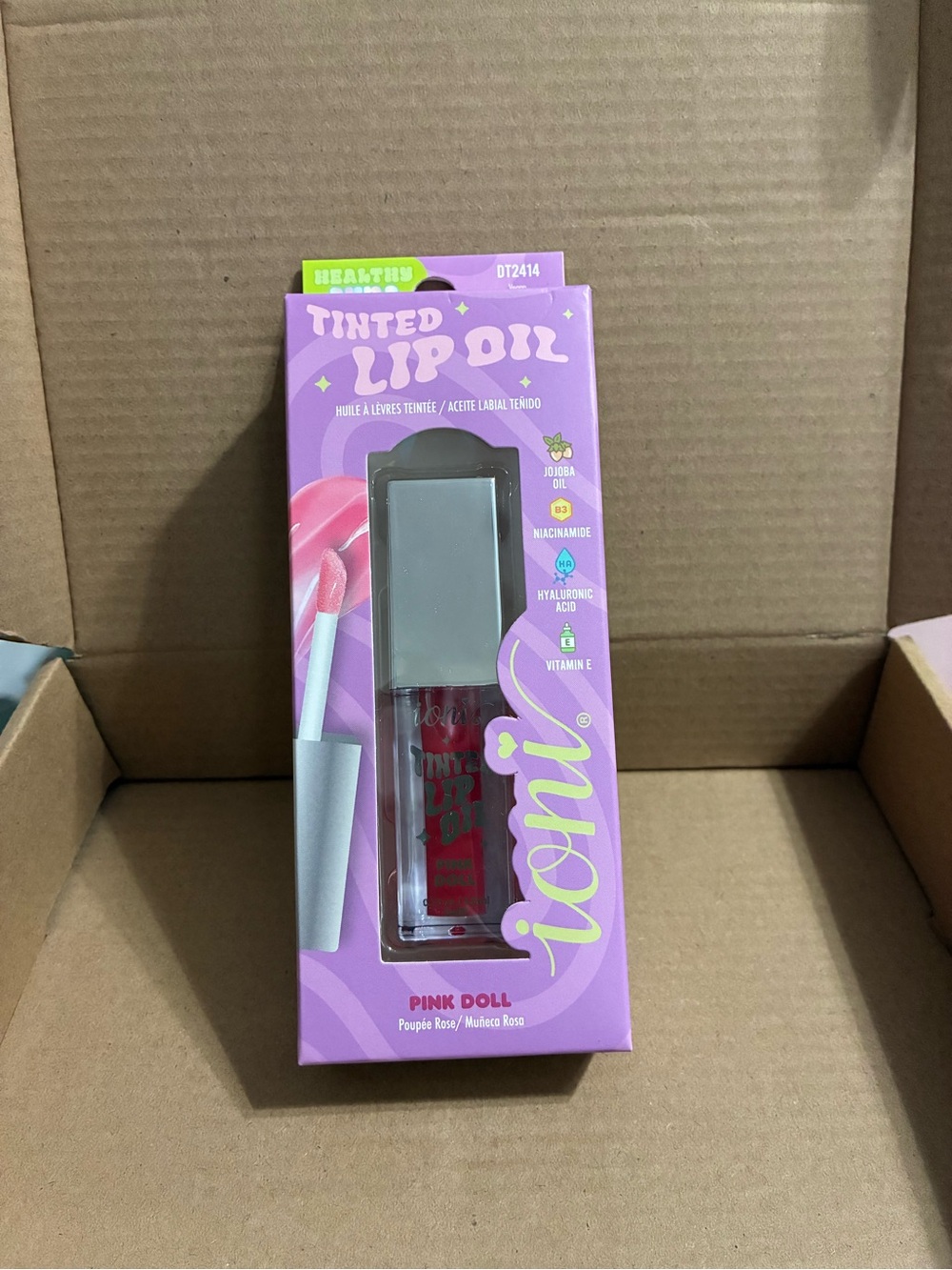 Ioni Tinted Lip Oil - Pink Doll